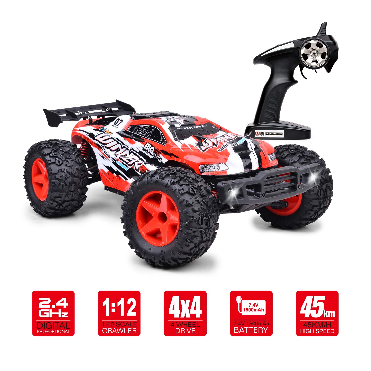red rc cars