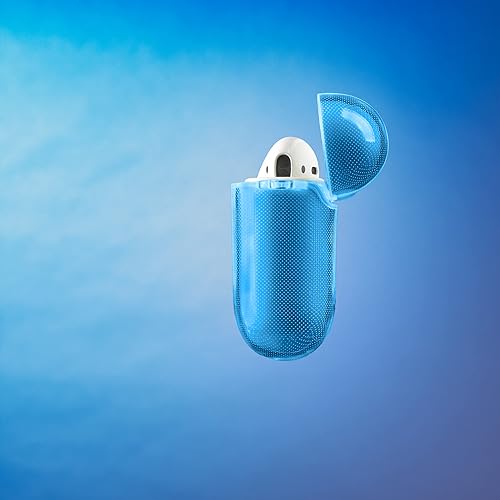 Miniatura 5 de SteepLab Funda con resaltador de neón para AirPods 1 generación y 2 generación la funda Grippy Jelly melocotón rosa sutil