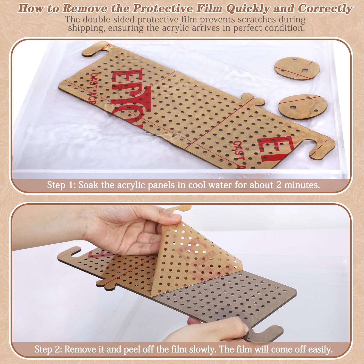 Earring Organizer, Earring Holder Display Stand with 3 Earring Storage Pegboards 568 Holes, Jewelry Organizer with Hook Rack for Stud Earrings Necklace, Acrylic Large Jewlery Hanger Towers for Women - Image 7