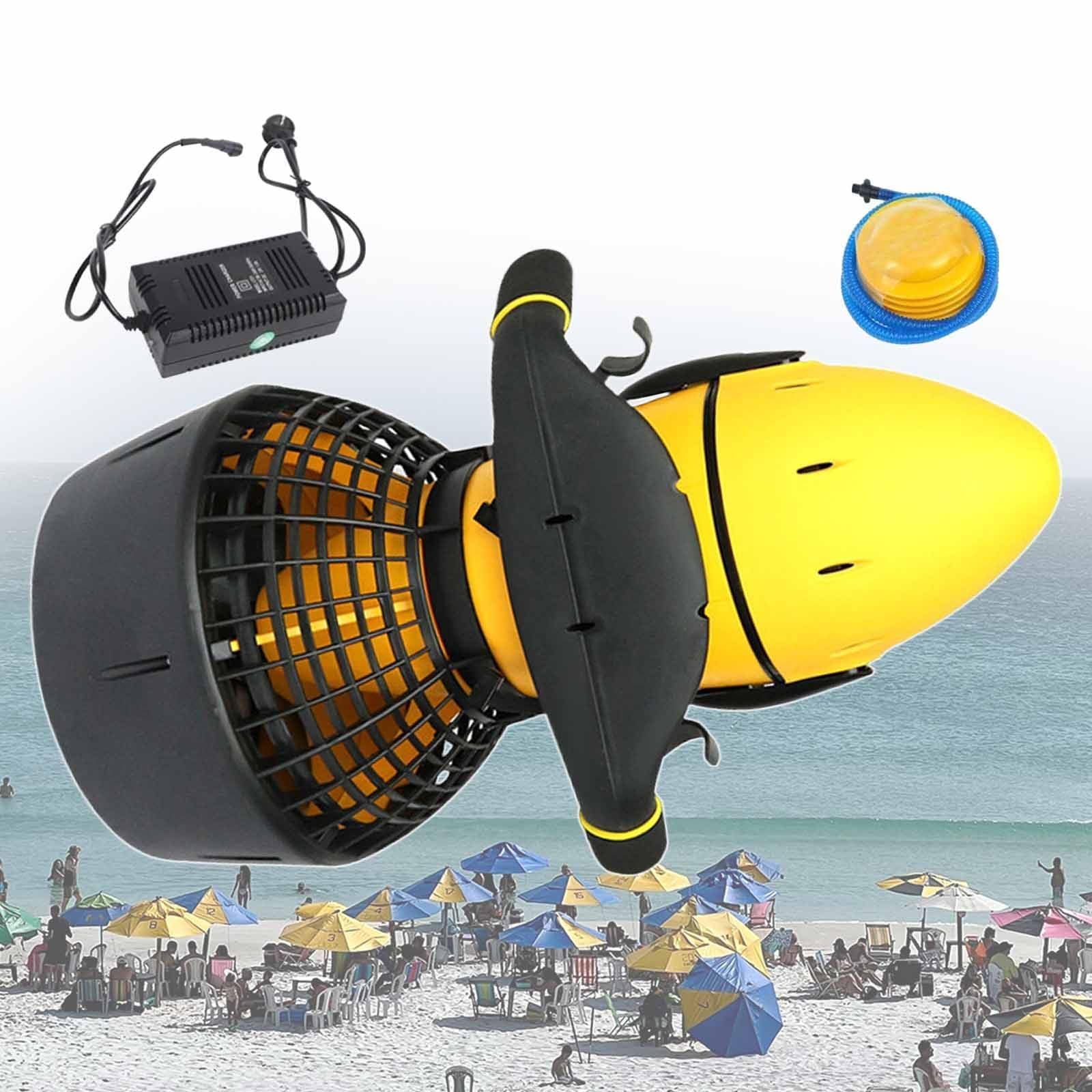 Patinete submarino para mejorar la experiencia de buceo en adultos