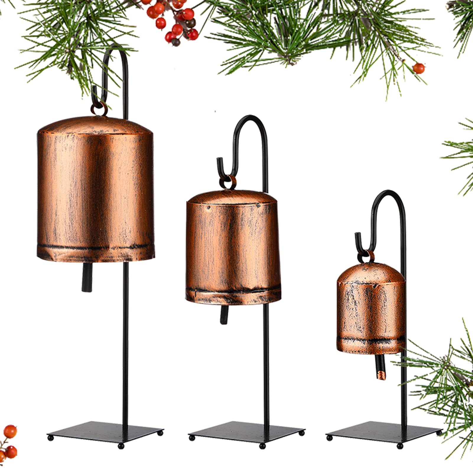 Campane natalizie – decorazione natalizia vintage in stile rustico