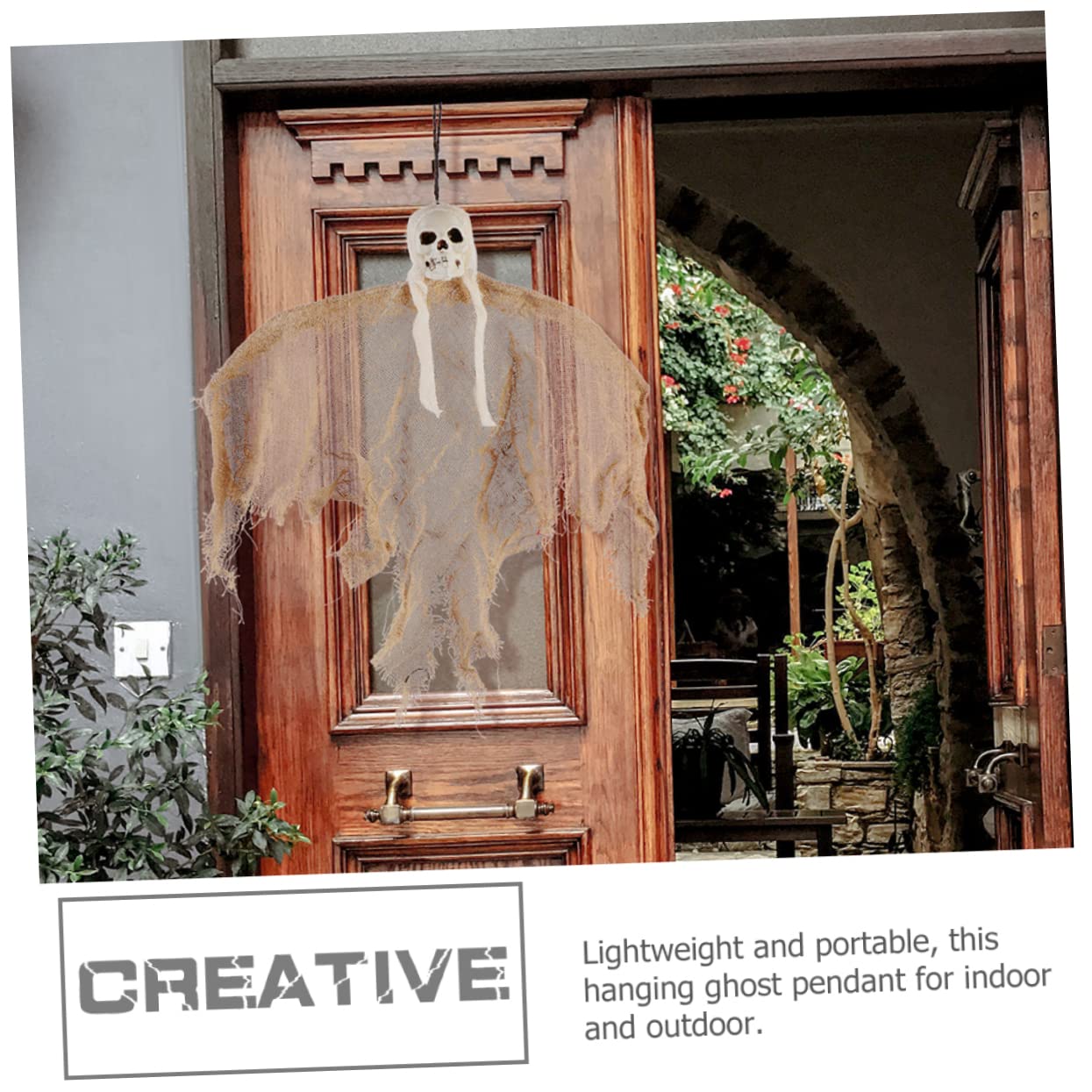 Ciieeo 4 Set Di Decorazioni Riutilizzabili Di Halloween Ornamenti Fantasma Realistici Fantasmi Appesi Per Feste 3 Pezzi * 4
