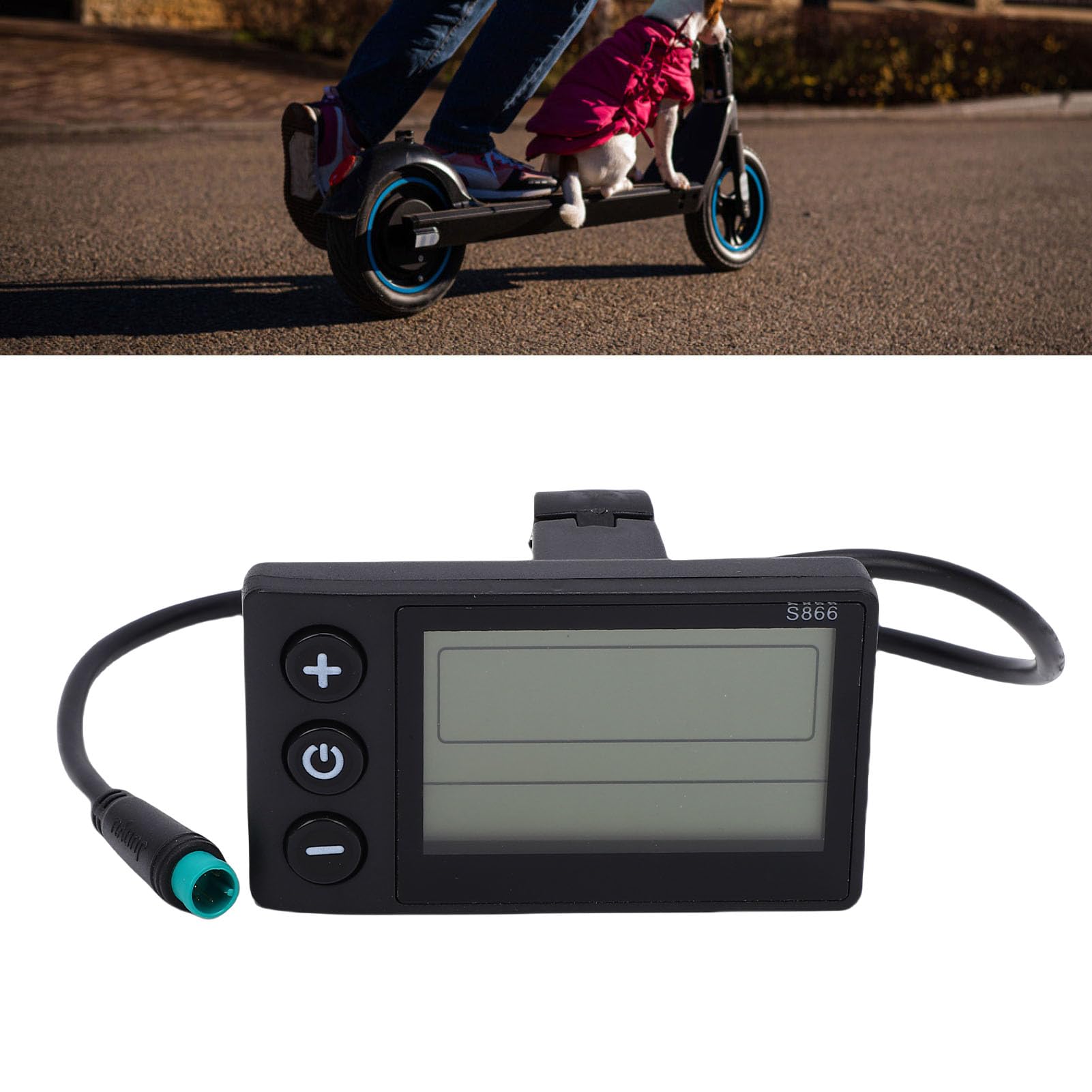 Sorandy Panneau d'affichage LCD pour Scooter électrique, écran Numérique Haute Définition pour Modification du Scooter, Panneau de Maintenance avec écran HD, Idéal pour