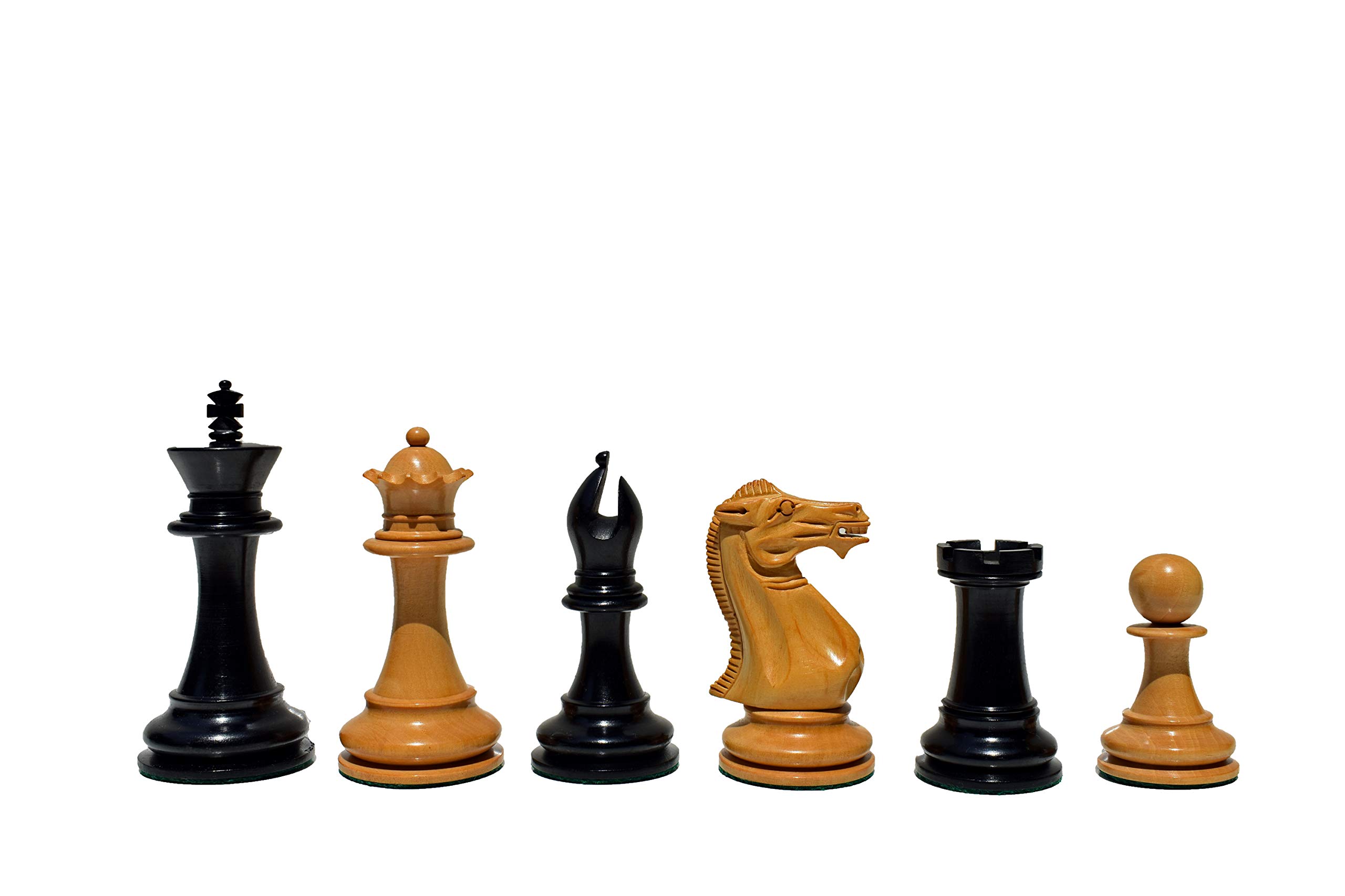 Buy The Chess EmpireGrande Staunton 4" Boxwood & Ebony Wood Chess Set
