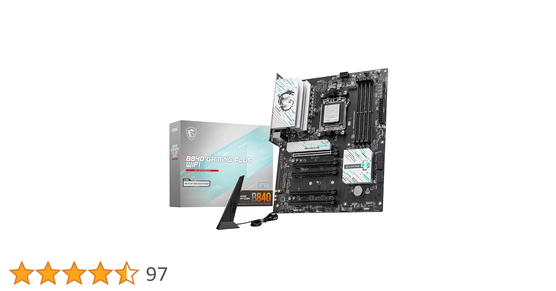 Amazon | MSI B840 GAMING PLUS WIFI ATXマザーボード MB6694 | MSI