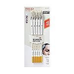 Red by Kiss 3PCS Barber Pencil with Built-in Sharpener Edge Hairline Razor Trace Pencils Beard Guide Beard and Hairline Outliner Pencils, Beard Shaping Pencils for Men (White-5pcs)