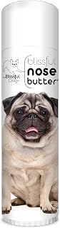 The Blissful Dog Fawn Pug Nose Butter, Versatile Dog Nose Balm for Dry Nose, Handcrafted Nose Moisturizer, Easy-to-Apply Dog Essentials, Unscented, 0.50 oz.