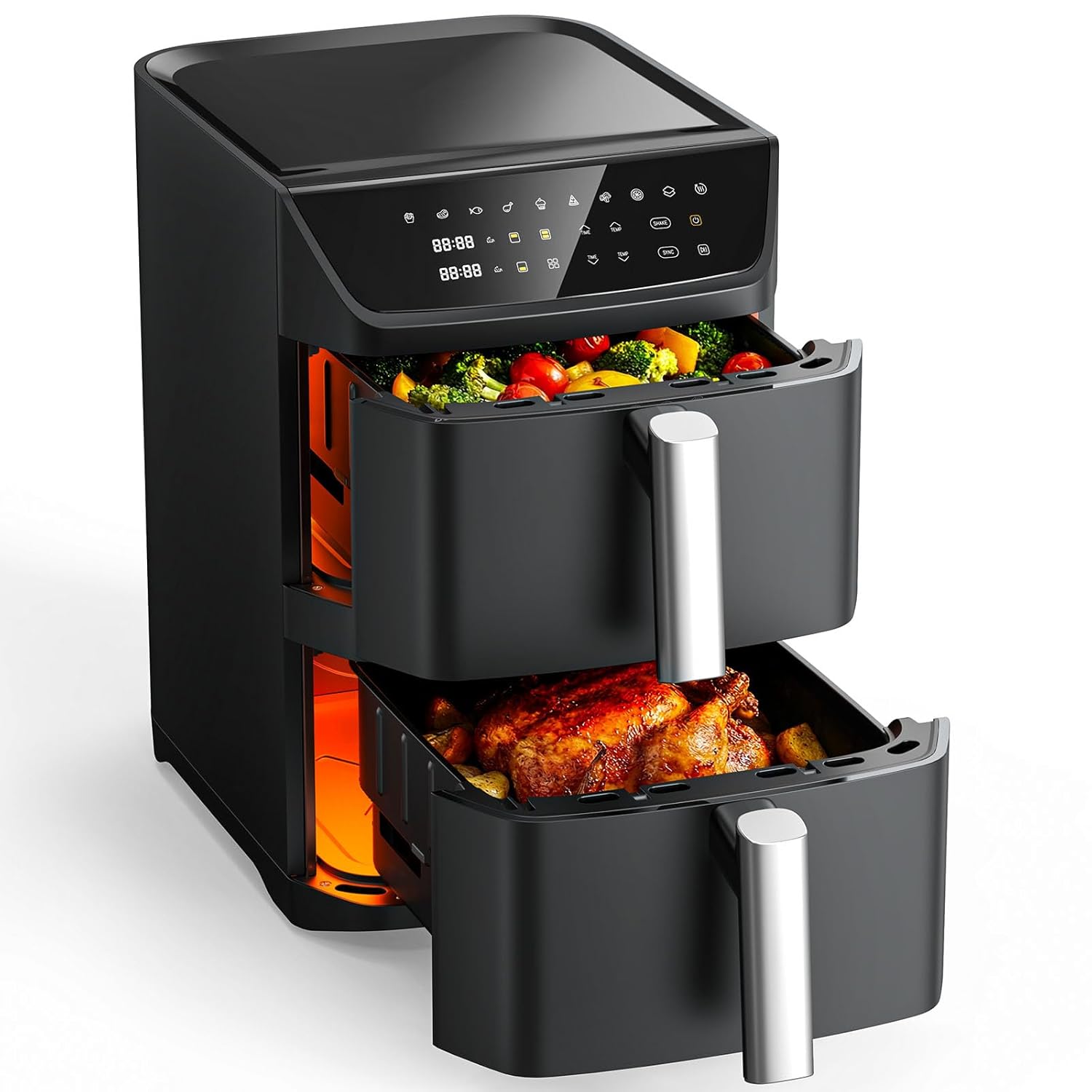 Dual Basket Air Fryer 12.6 QT