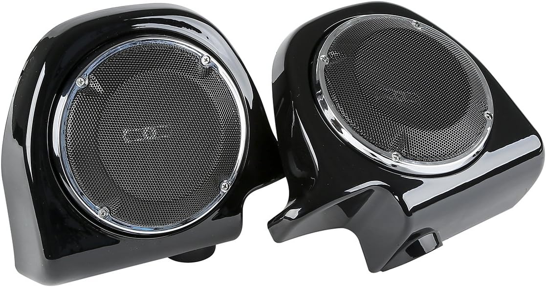 Green-L Lower Vented Fairing Pods with 6.5" Speakers Fit for Harley Touring Road King Street Glide Electra Glide Ultra 1988-2013