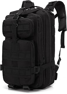 30L Military Tactical Backpack Mens Hiking Camping School Travel Molle Backpack Waterproof Small Army Rucksack for Men Women Outdoor