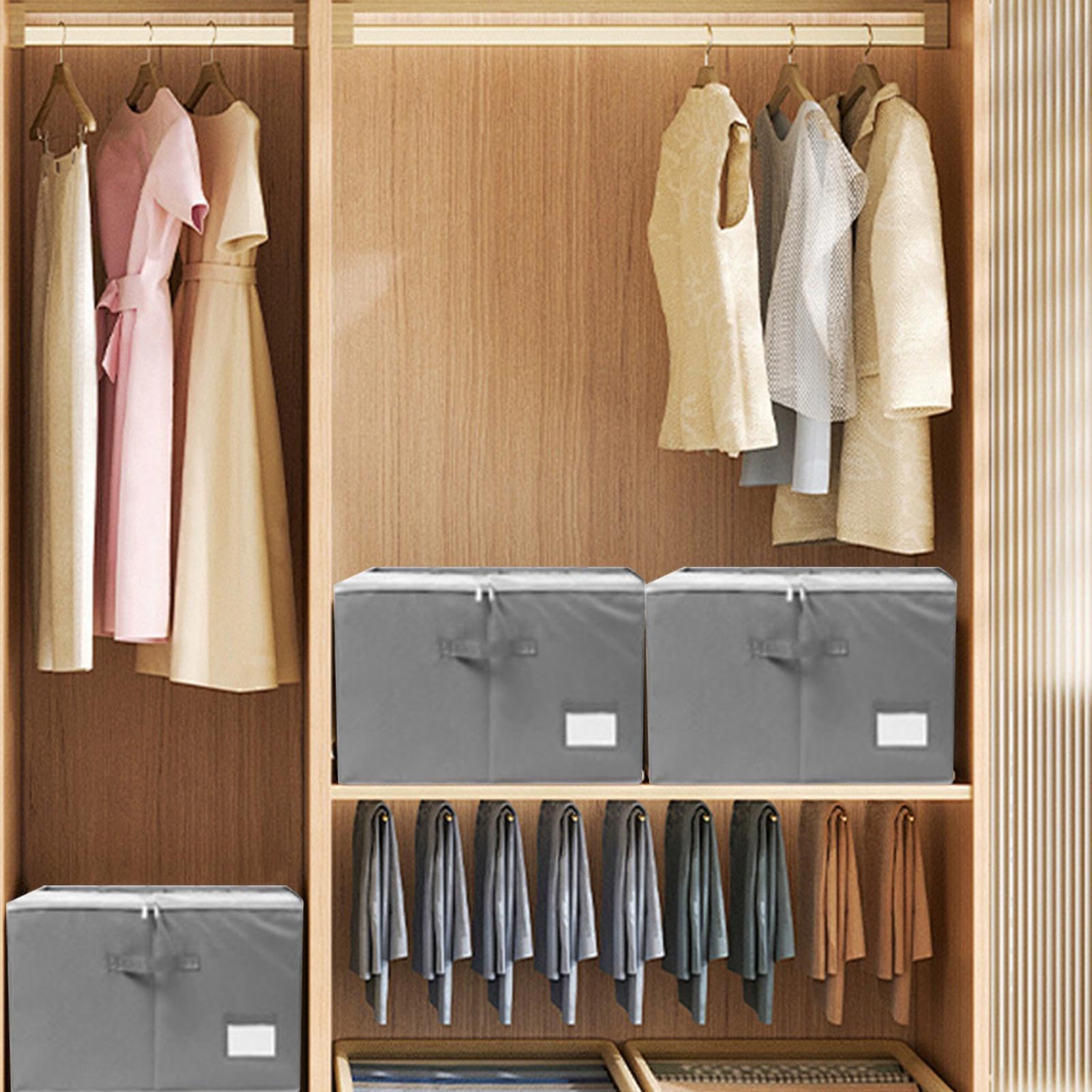 Conservazione del | Scarpiera | Scarpiera | Scarpiera pieghevole | regolabile, soluzione per riporre scarpe, contenitori con coperchio trasparente, organizzatore