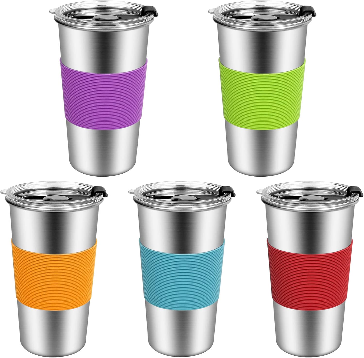 20oz spill proof cups with Lids for kids, Stainless Steel