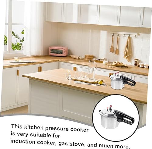 Miniatura 3 de Olla de alta presión con mango ergonómico, olla a presión multifuncional para cocinar al vapor, sopa y guisar para cocinar en casa con estufas de