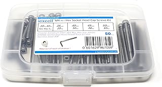 iexcell 50 Pcs M4 x 30/35/40/45/50 Stainless ...,