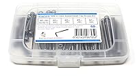 Vista 68 de iexcell 25 piezas M4 x 60/65/70/75/3.150 in paso de rosca 0.028 in acero inoxidable 304 cabeza hexagonal Tornillos Tornillos surtido Kit