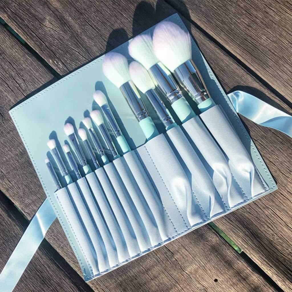 12pcs Professional Trucco Pennello Pennello Rosso Pennello Eye Spazzola Spazzola Riparazione Spazzola Spazzola Spazzola Trucco Pacchetto Bellezza(3-Pack)