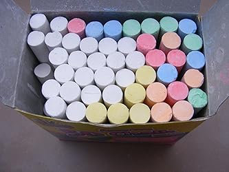 JMSu00ae 5 X Art Box Chalks - Assorted Colours (Pack Of 50