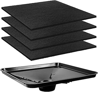 17892 Transmission Drain Pan for Lisle and 4 Pcs 22'' Oil Drain Splash Pad,