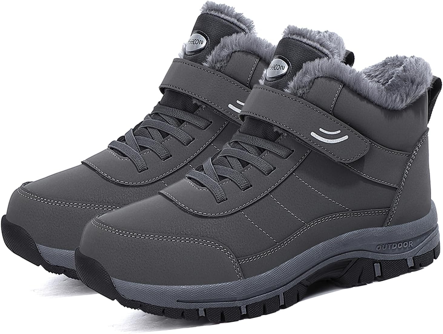 Waterproof Snow Boots for Women Fur Lined Warm Anti-Slip Ankle Boot Outdoor Lightweight Winter Boots