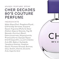Vista 32 de SCENT BEAUTY Cher Decades Couture - Perfume en aerosol unisex - Cher Decades 60's - 1 onza líquida
