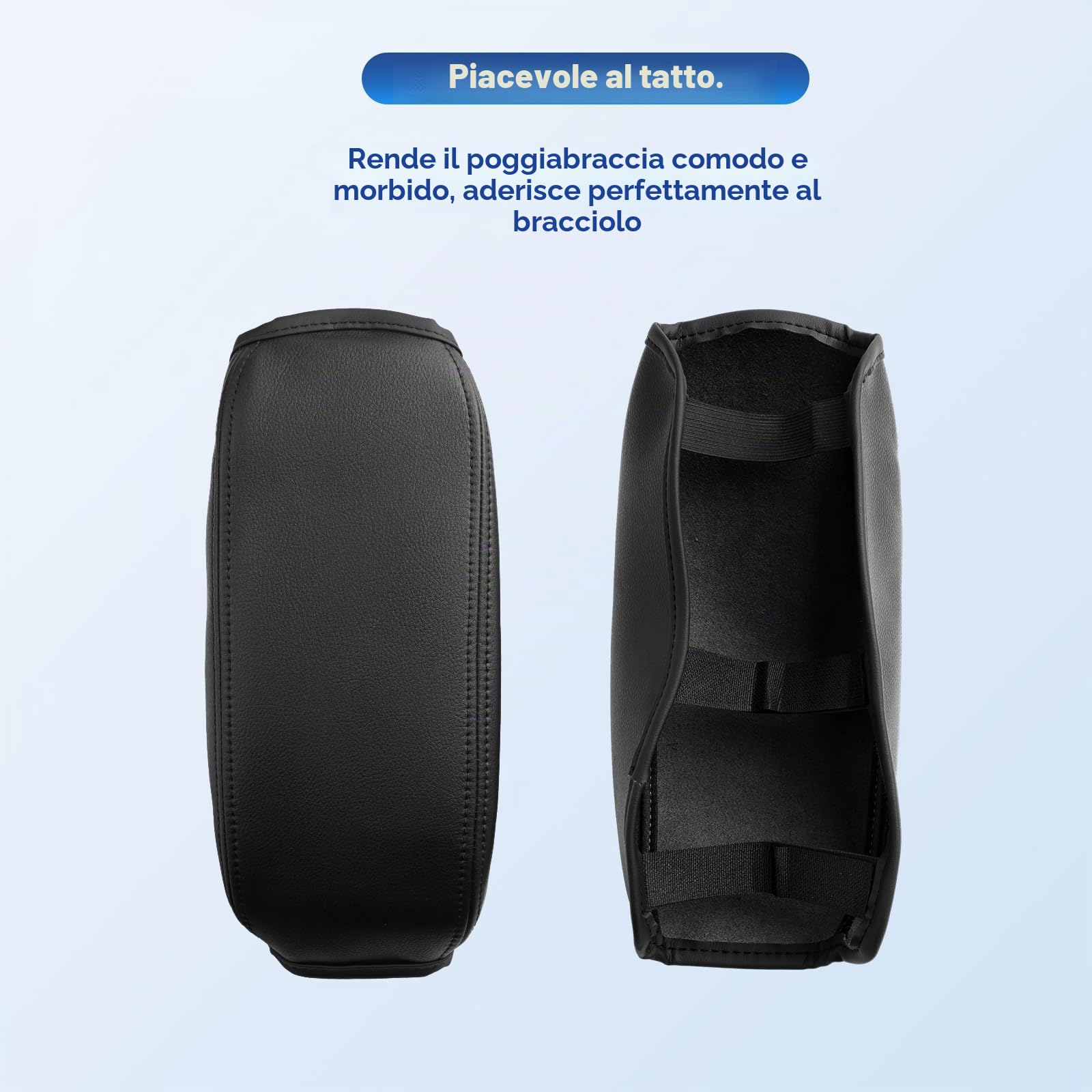 CDEFG Compatibile con Jeep Avenger 2023-2025 Copertura per Bracciolo Coperchio di Protezione della Scatola Console Centrale Guscio del bracciolo della indossabile Antigraffio Avenger Accessori (Nero)