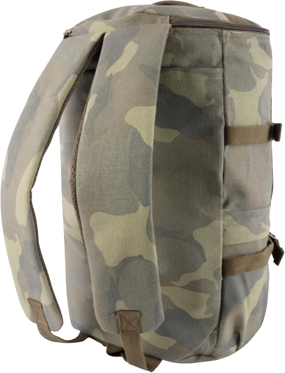 Rothco Convertible Canvas Duffle Backpack – Outdoor Camping Weekend Travel Bag 30L