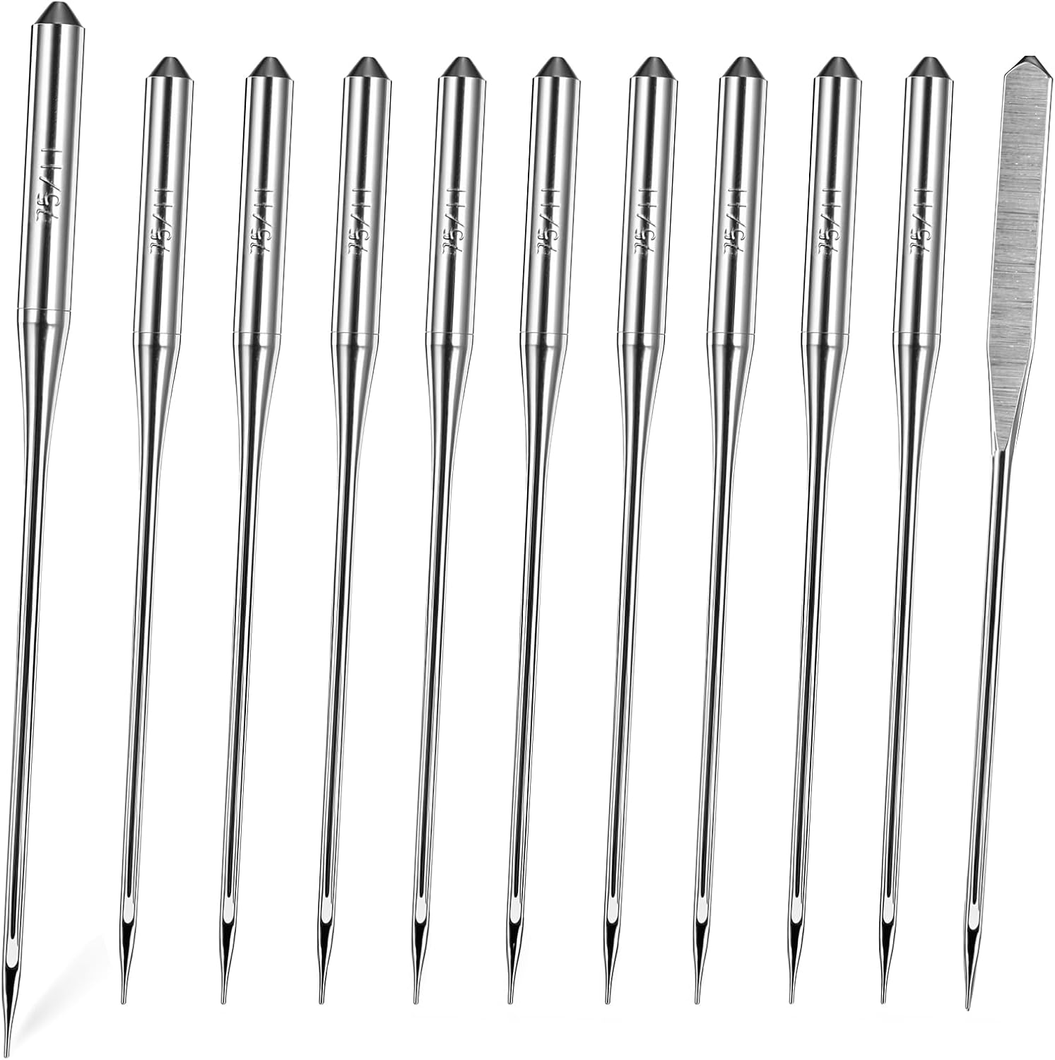 Singer Brother 100 Pcs Universal Sewing Machine Needles - Size 75/11, Heavy Duty, Quilting & Embroidery, Regular Point, Compatible with Singer Brother Old Sewing Machine - Image 8