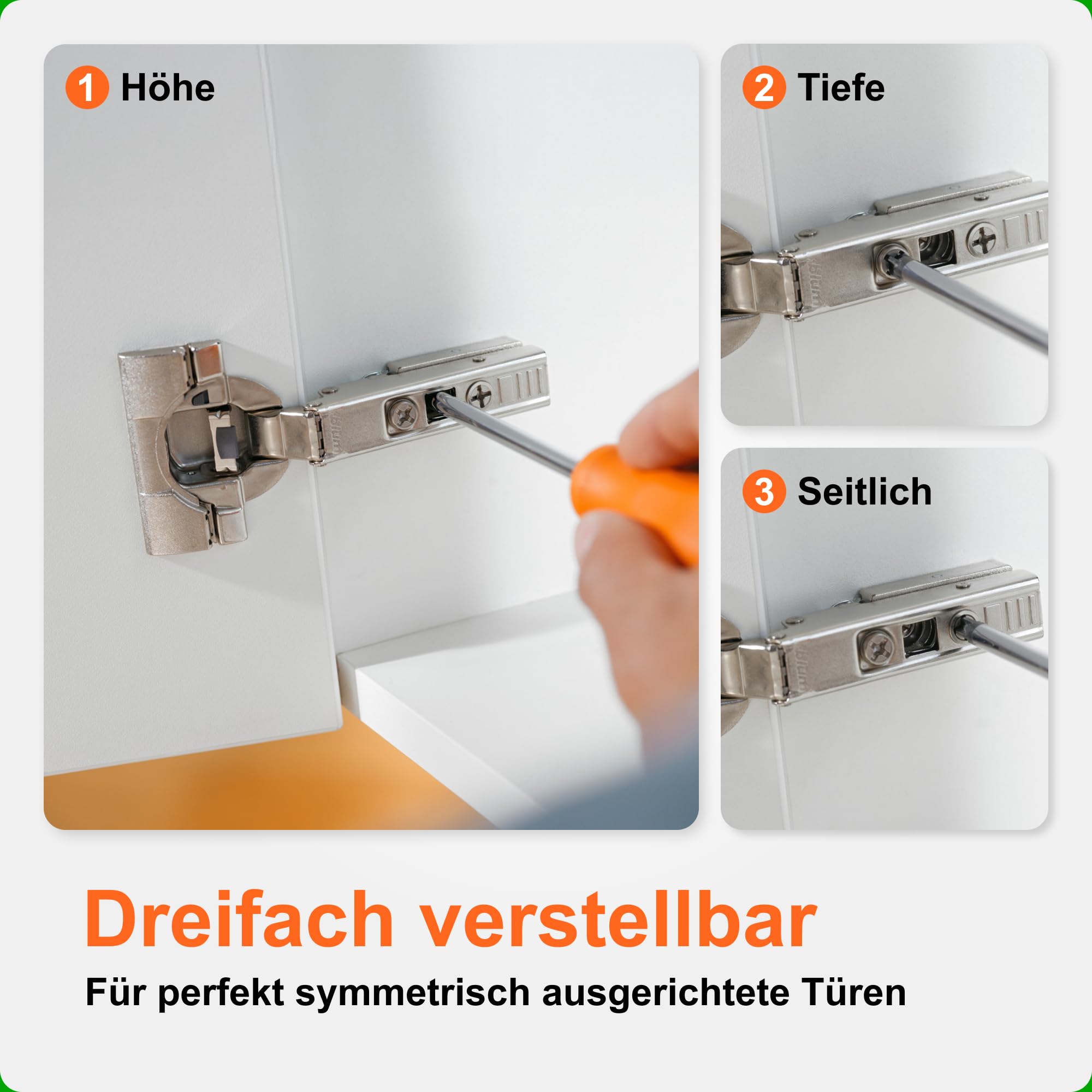 blum 10x CLIP top BLUMOTION Topfscharnier 35mm Eckanschlag vernickelt