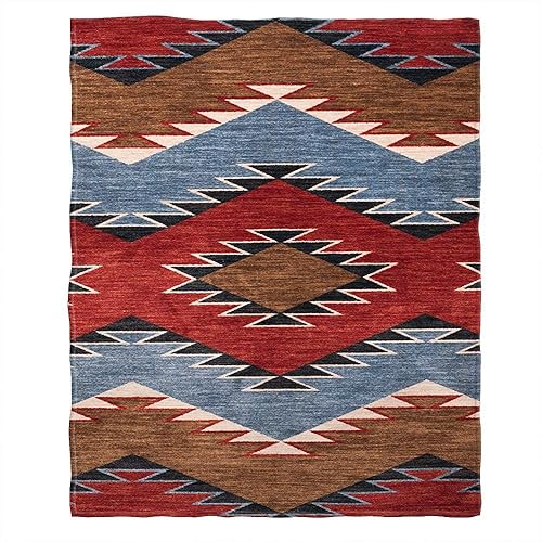 Moslion Manta suave y acogedora para sofá de nativos americanos del suroeste, manta de cama para adultos y jóvenes, poliéster de 60 x 80 pulgadas