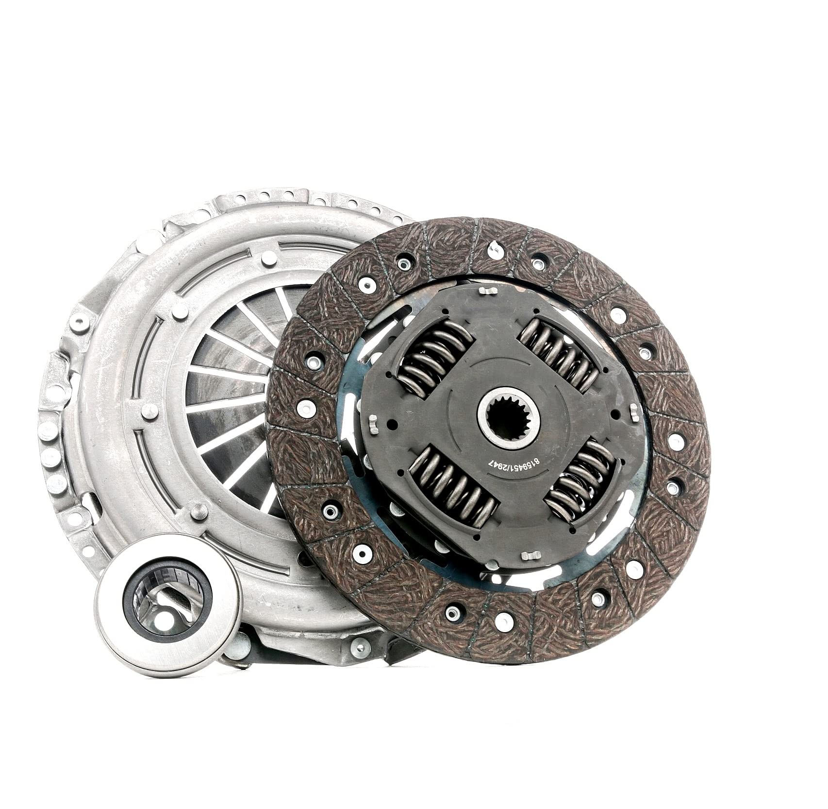 RIDEX 479C0039 Kit de embrague con placa de apriete de embrague con plato de embrague con cojinete de desembrague Compatible con CHRYSLER VOYAGER IV RG, RS