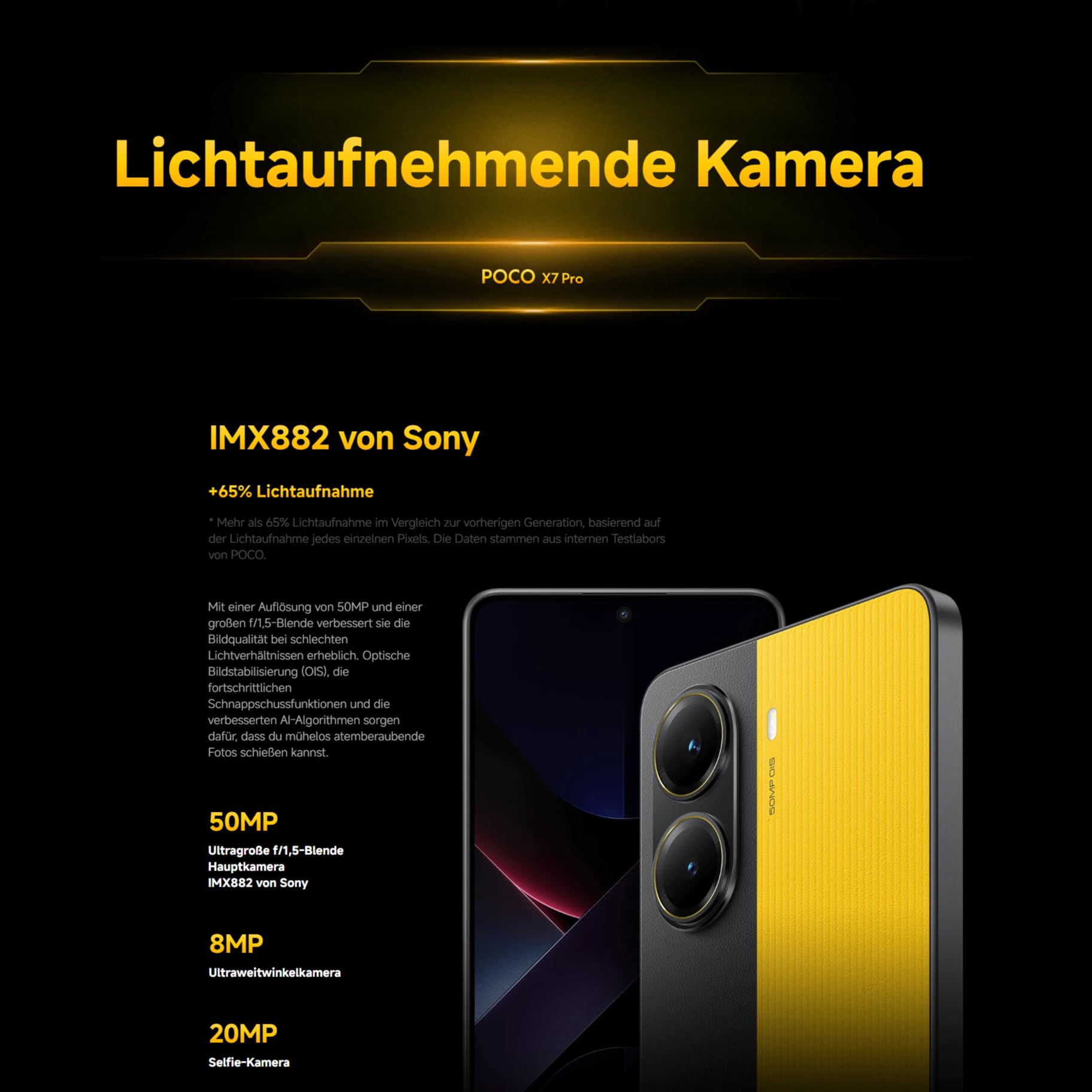 Xiaomi POCO X7 Pro 12+256GB Smartphone – Bild 9