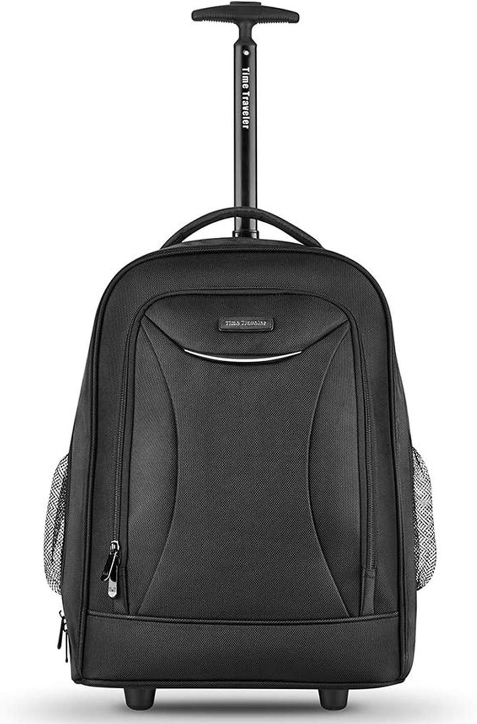 PDTXCLS Aeiniwer Black Rolling Backpack, Wheeled Laptop Backpack, Carry-on Luggage Suitcase