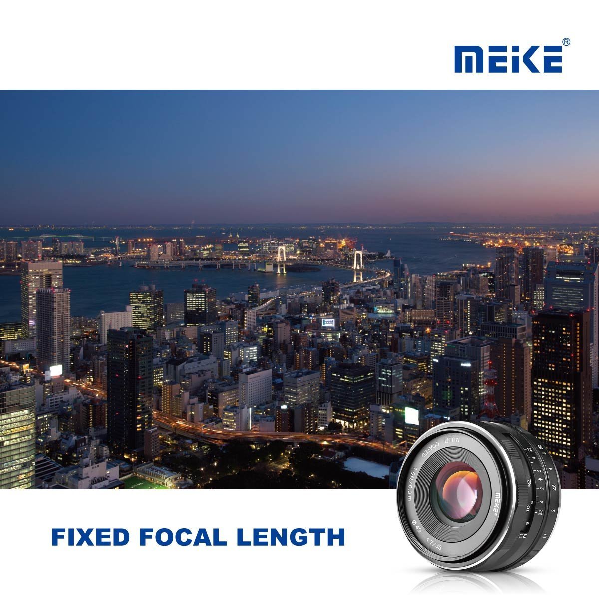 Amazon.co.jp: Meike 35mm F1.7 大口径マニュアルフォーカスMF固定