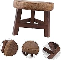 Vista 5 de Zerodeko Taburete de madera para macetas, 1 unidad, bandeja para macetas suculentas, estante para plantas, soporte moderno para plantas, soporte