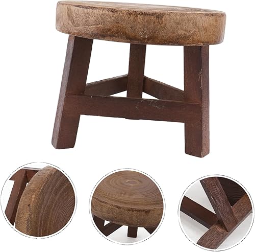 Miniatura 5 de Zerodeko Taburete de madera para macetas, 1 unidad, bandeja para macetas suculentas, estante para plantas, soporte moderno para plantas, soporte