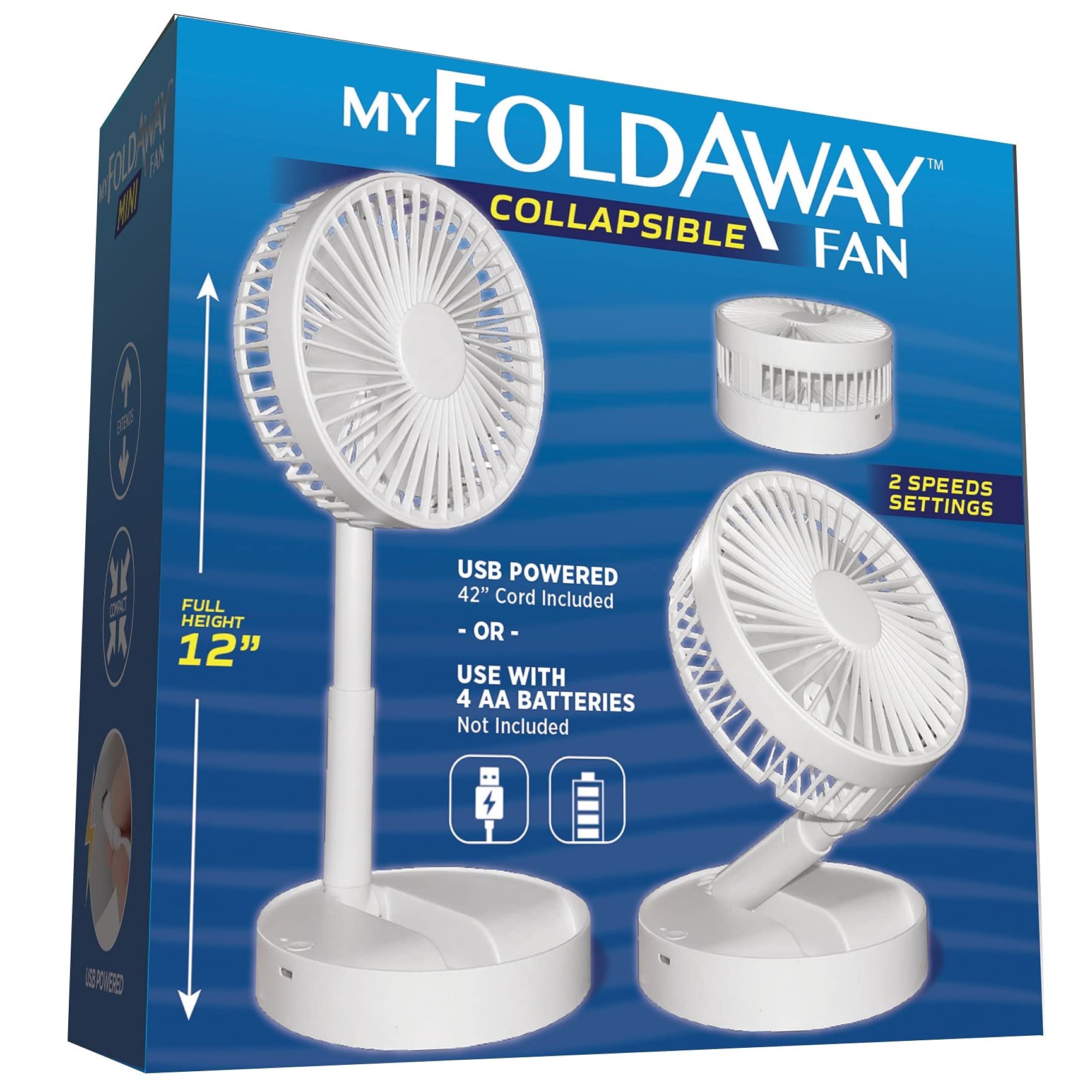 Buy My Foldaway Fan Mini Desktop Fan UltraPortable Lightweight