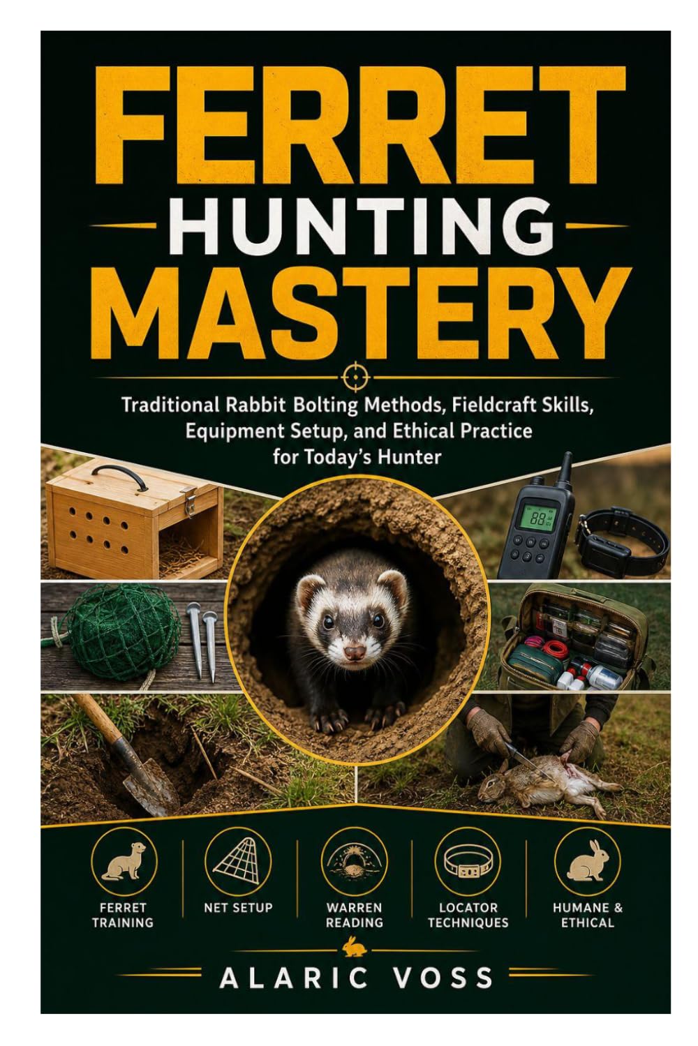 FERRET HUNTING MASTERY: Traditional Rabbit Bolting Methods, Fieldcraft Skills, Equipment Setup, and Ethical Practice for Today’s Hunter