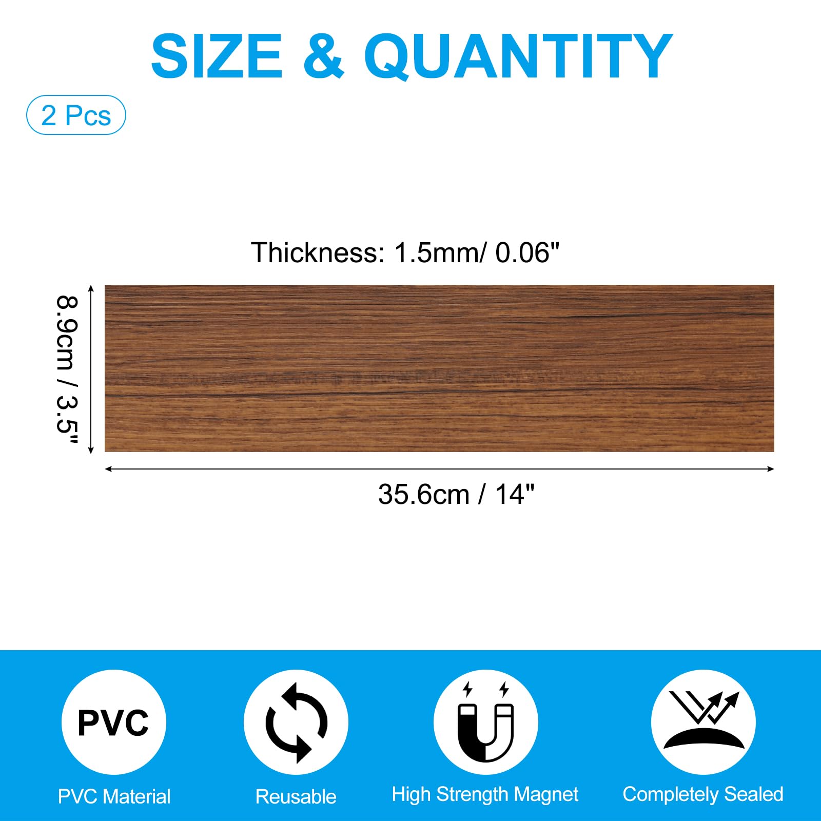 PATIKIL 14"x3.5" Magnetic Vent Cover - Image 2