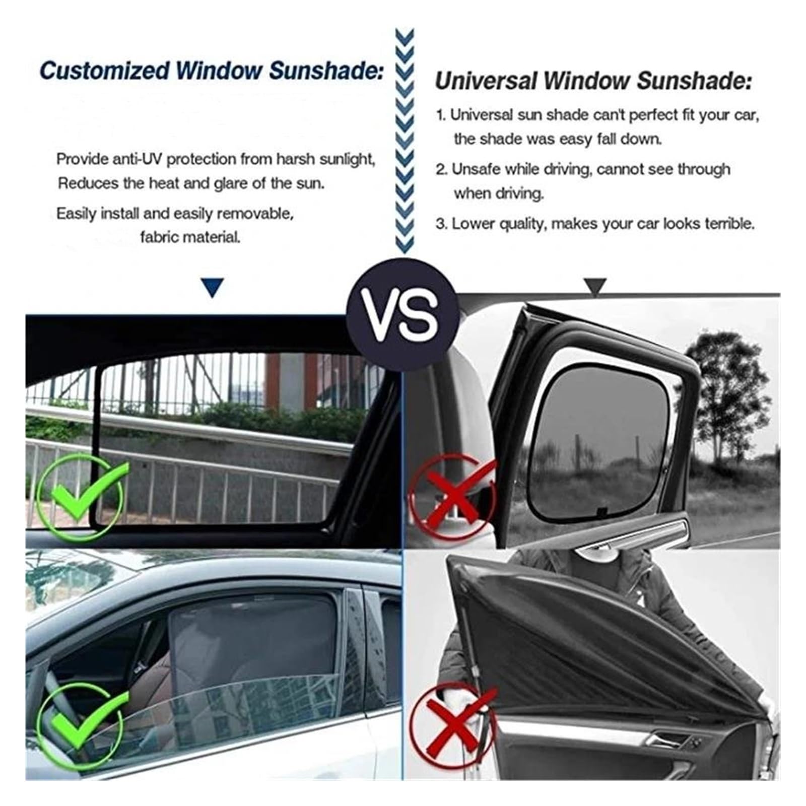 Parasoles Parasol para Parabrisas Delantero Coche, Cortina Opaca para Mercedes para Benz Clase B W247 2019-2023 Parasol Trasero(Rear 5pcs)