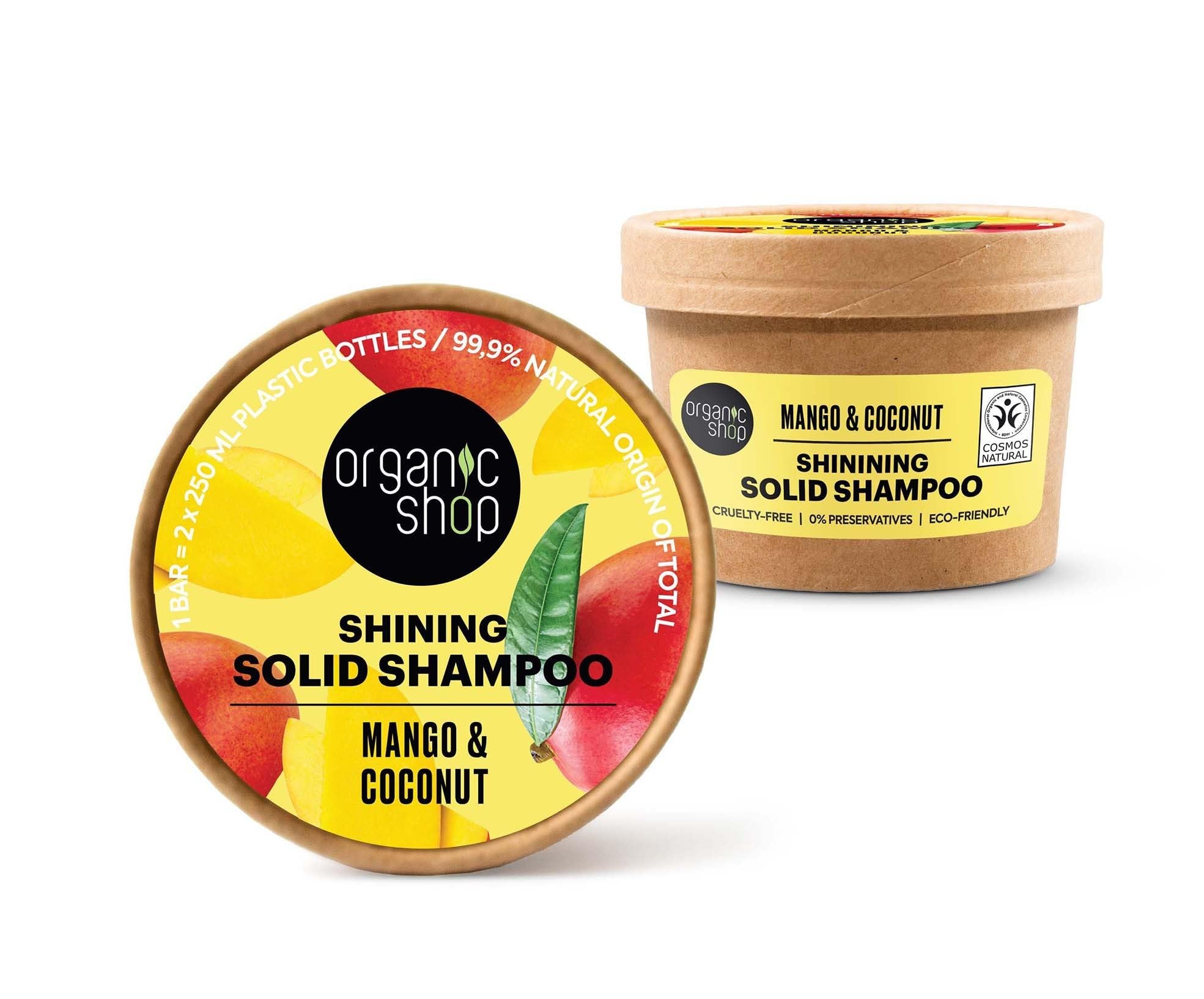 Organic Shop SOLID MANGUE & COIR SHAMPOO