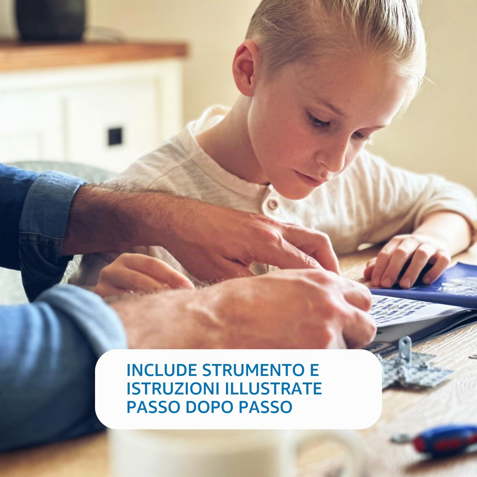 Eitech 00220 - Cassetta per costruzioni in metallo, con 365 pezzi, per bambini a partire dagli 8 anni