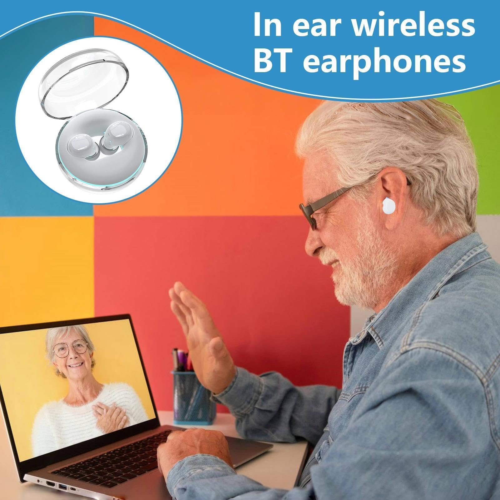 Cuffie senza fili – Cuffie wireless per allenamento, elettronici per corsa, ufficio, ciclismo, pendolarismo e studio