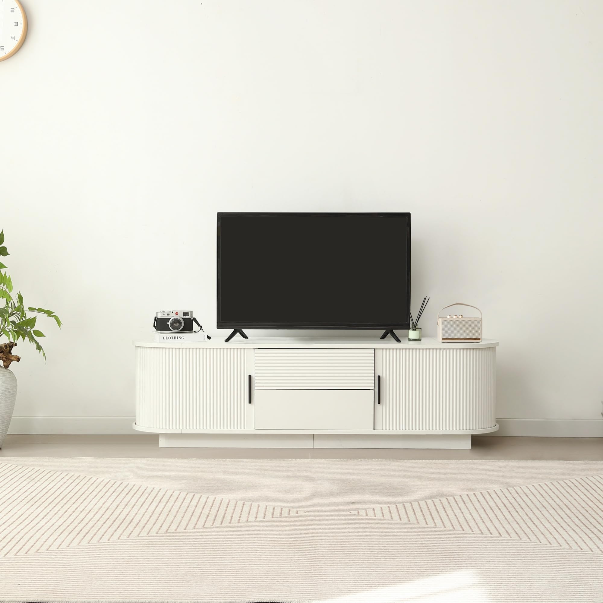 Amazon｜北欧デザイン テレビボード 幅120/150/180cm ロータイプ 収納