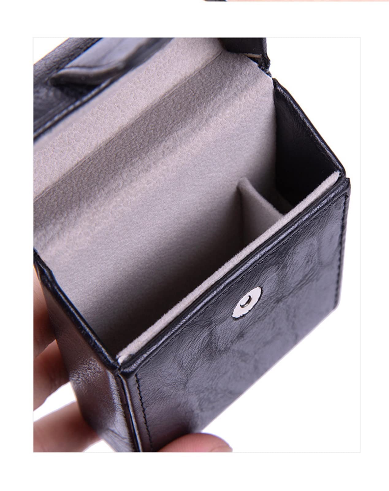 LEILEICAILI Portasigarette da Uomo, portasigarette in Pelle Porta Accendino, portasigarette con Custodia in Pelle PU portasigarette Porta Accendino Porta Nome Contenitore portaoggetti (Color : H