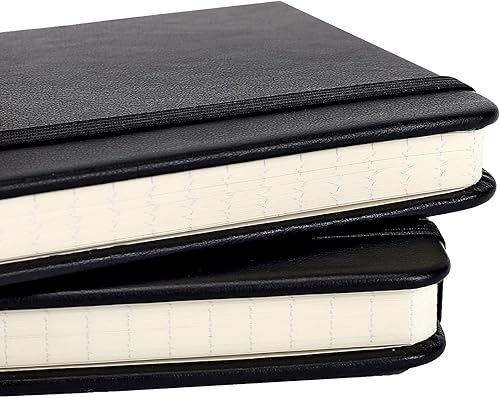 Miniatura 2 de ZZTX Paquete de 2 cuadernos pequeños de bolsillo de 3.5 x 5.5 pulgadas, cuaderno de notas de papel rayado de tapa dura con cuaderno de composición