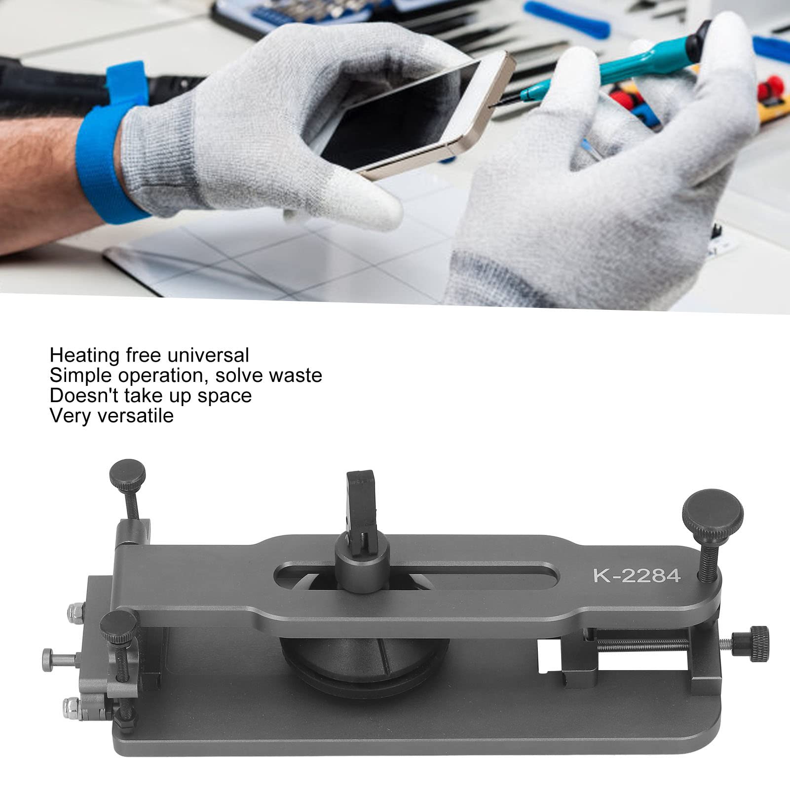 flexman LCD Screen Separator, No Heating Cell Phone Screen Removal Tools with 4.88~6.3 Clamping Range for Phone Tablet LCD Screen Glass Back Cover