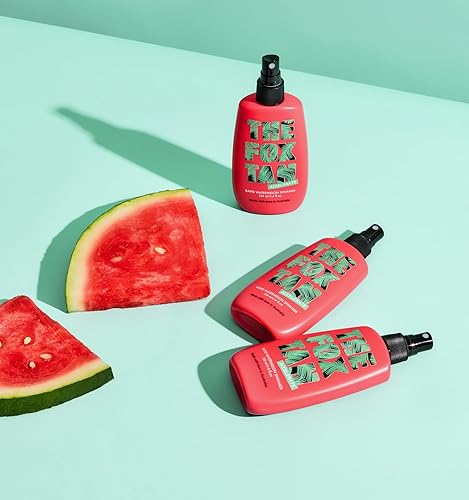 Miniatura 3 de The Fox Tan Brillo rápido de sandía, acelerador de bronceado natural para bronceados más oscuros y duraderos, imperfecciones difuminadas, vegano y