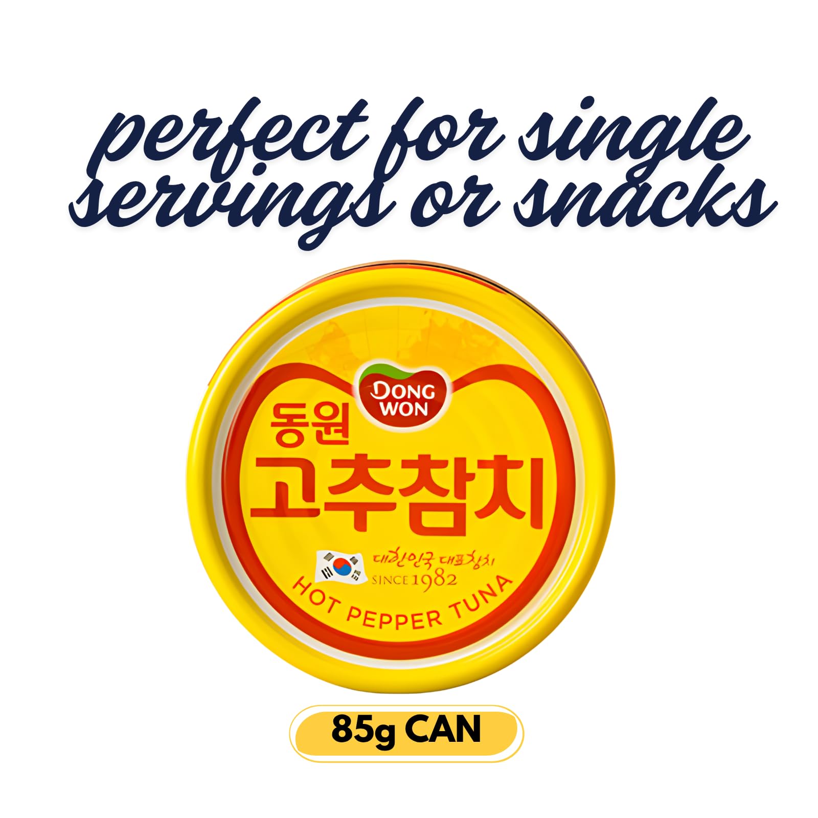 Korean Tuna Can With Hot Pepper Sauce 85g x 5 - Canned Food - Spicy Korean Red Pepper Tuna 고추참치 - Versatile Canned Meat - Ready-to-Eat for Rice, Ramen, Side Dishes