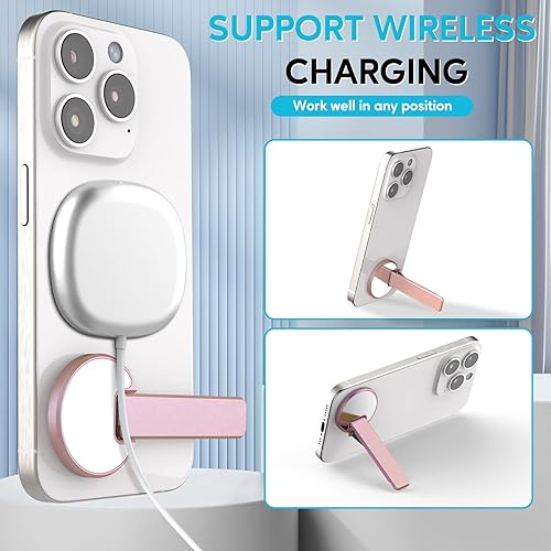 Miniatura 5 de CISID Soporte para teléfono, 2 piezas, soporte portátil para teléfono celular para escritorio, soporte de teléfono ajustable, soporte de teléfono