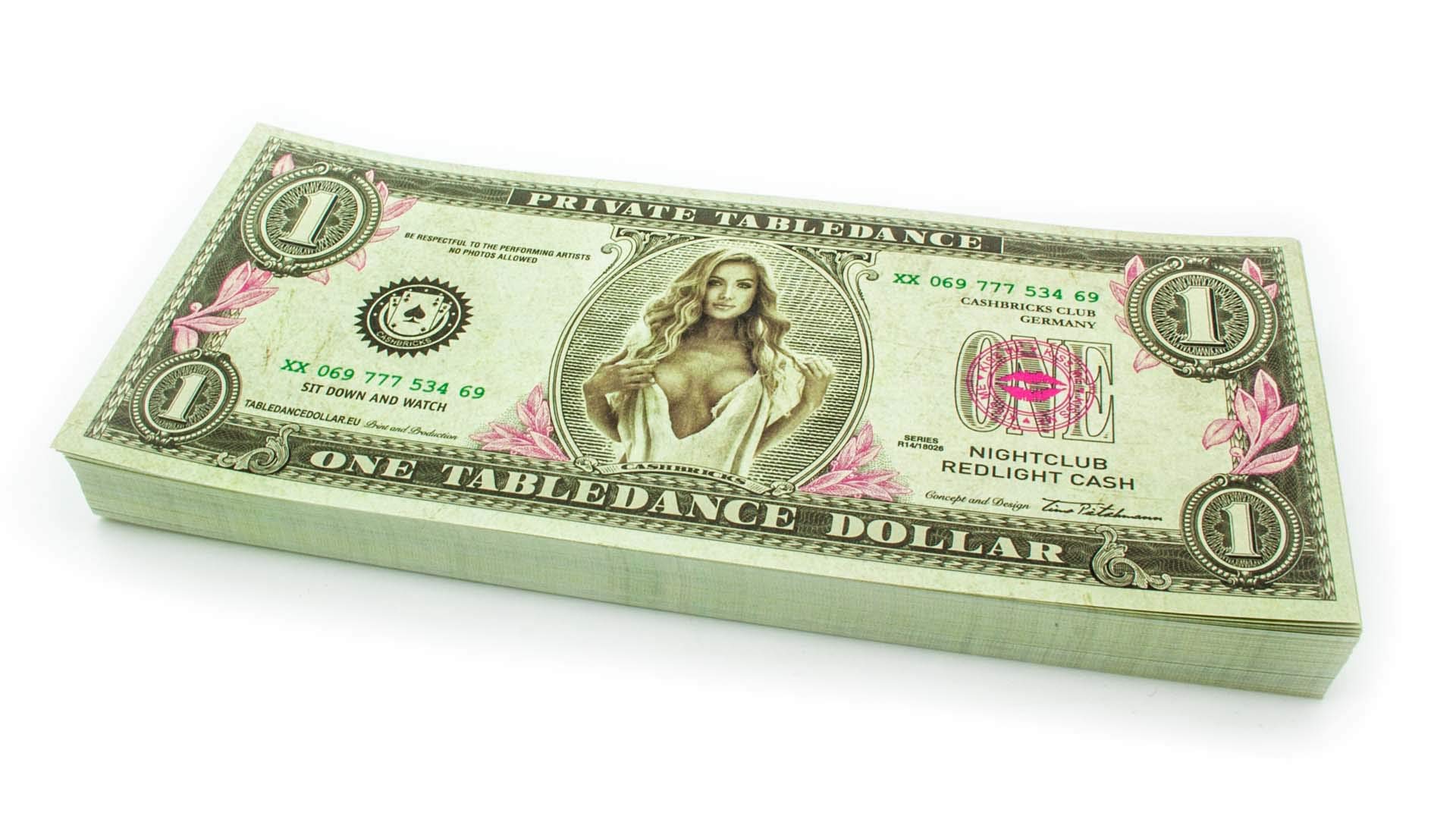 Cashbricks 100 x $20000 Dollar Billets d'argent fictif